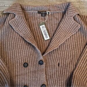 Ermenegildo Zegna - 100% Cashmere - Ribbed Knit Cardigan Jacket - NWT - 52 / L